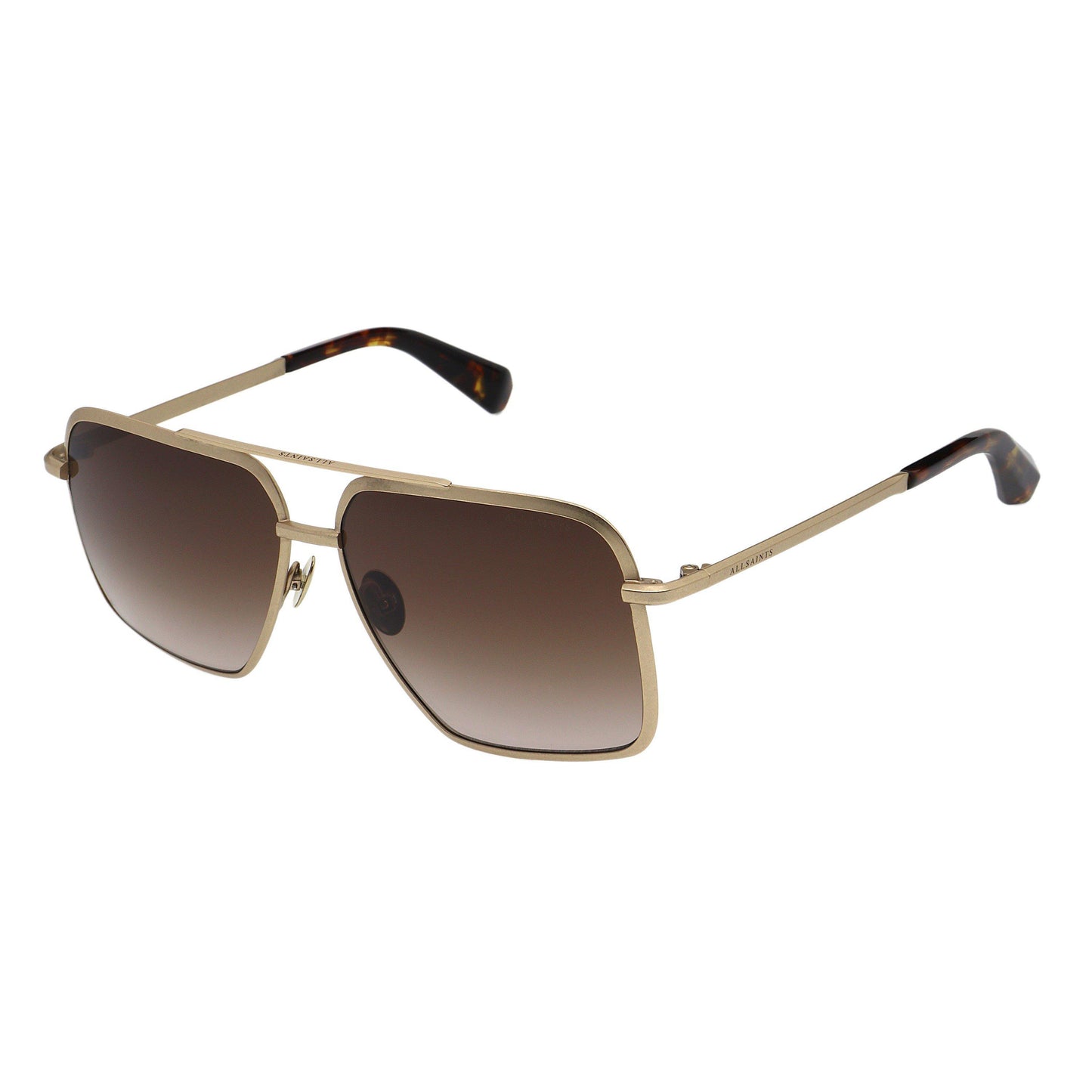 AllSaints Men's All Orien Aviation-Inspired Aviator Sunglasses