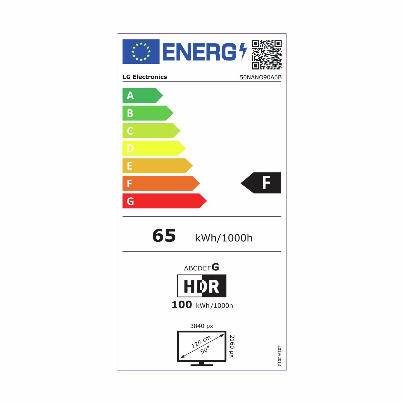 LG 50 Inch 50NANO90A6B Smart 4K UHD HDR NanoCell TV