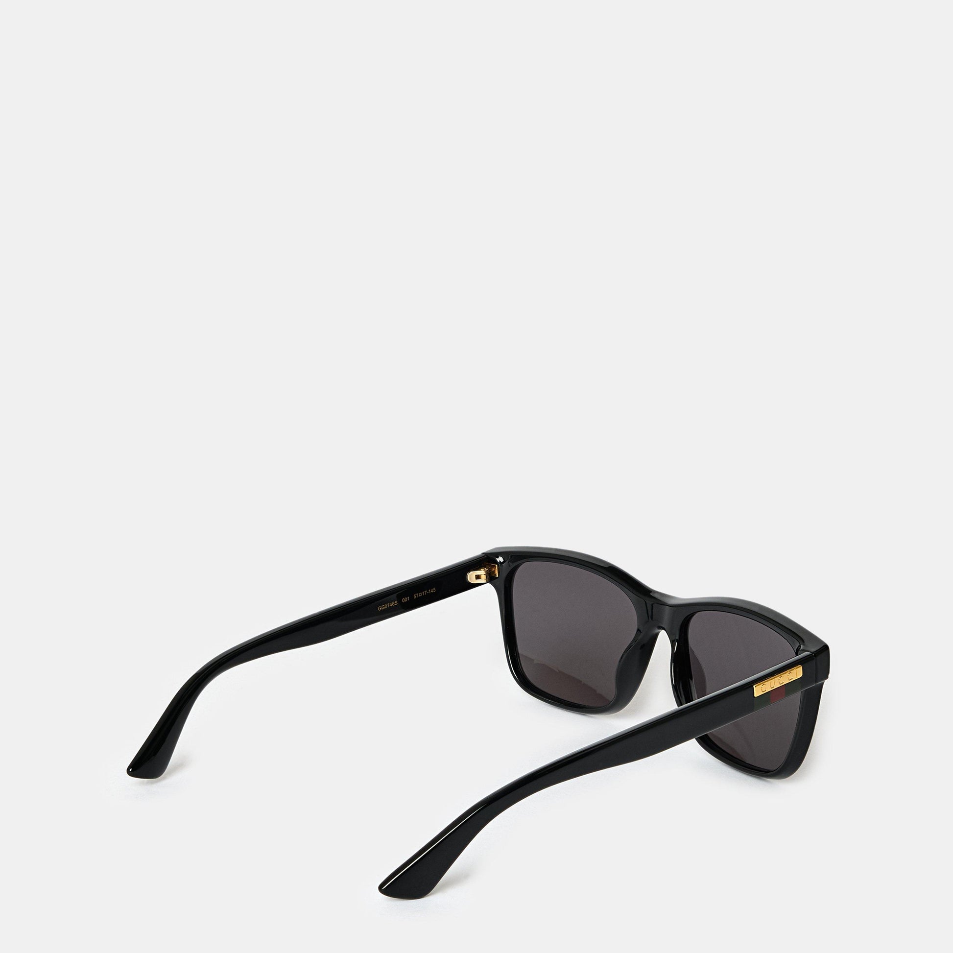 Gucci Men's Web Square Sunglasses