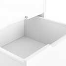 Habitat Henri 2 Door 2 Drawer Wardrobe - White