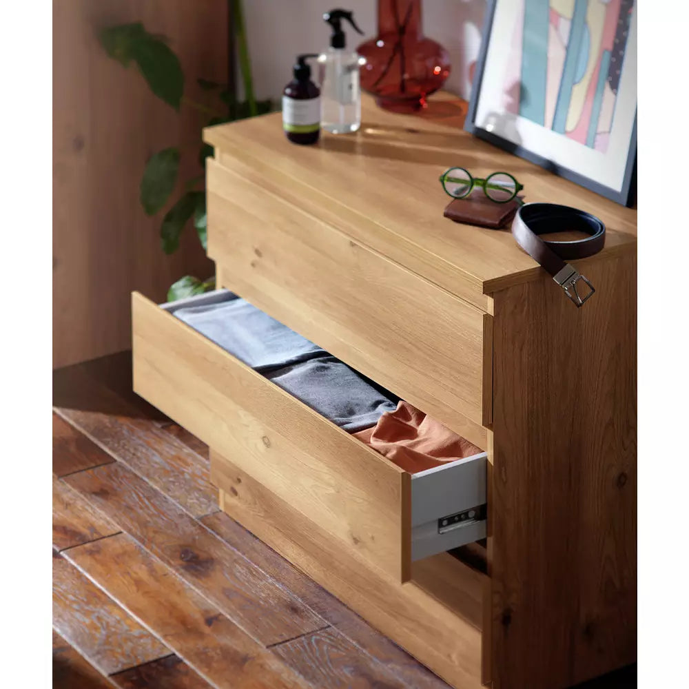 Argos Home Jenson 3 Drawer Chest - New Oak Effect