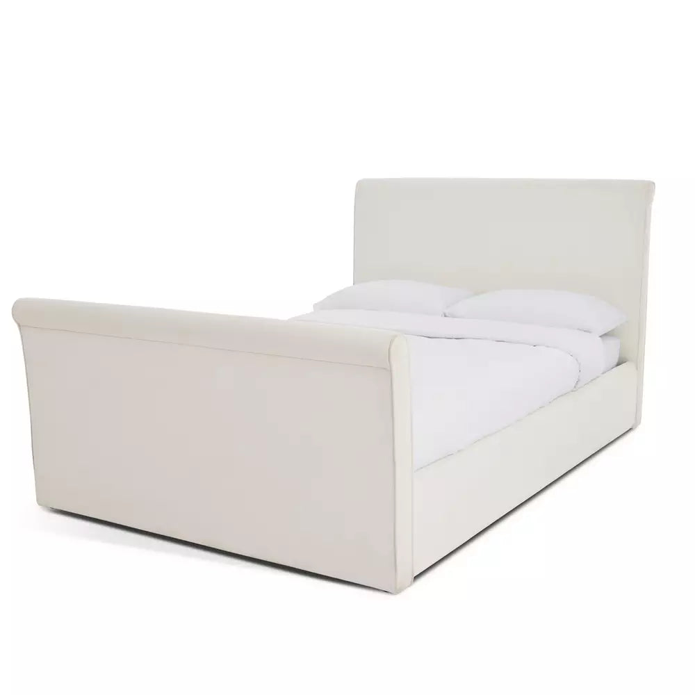 Argos Home Barley Side Lift Double Ottoman Bed - Natural