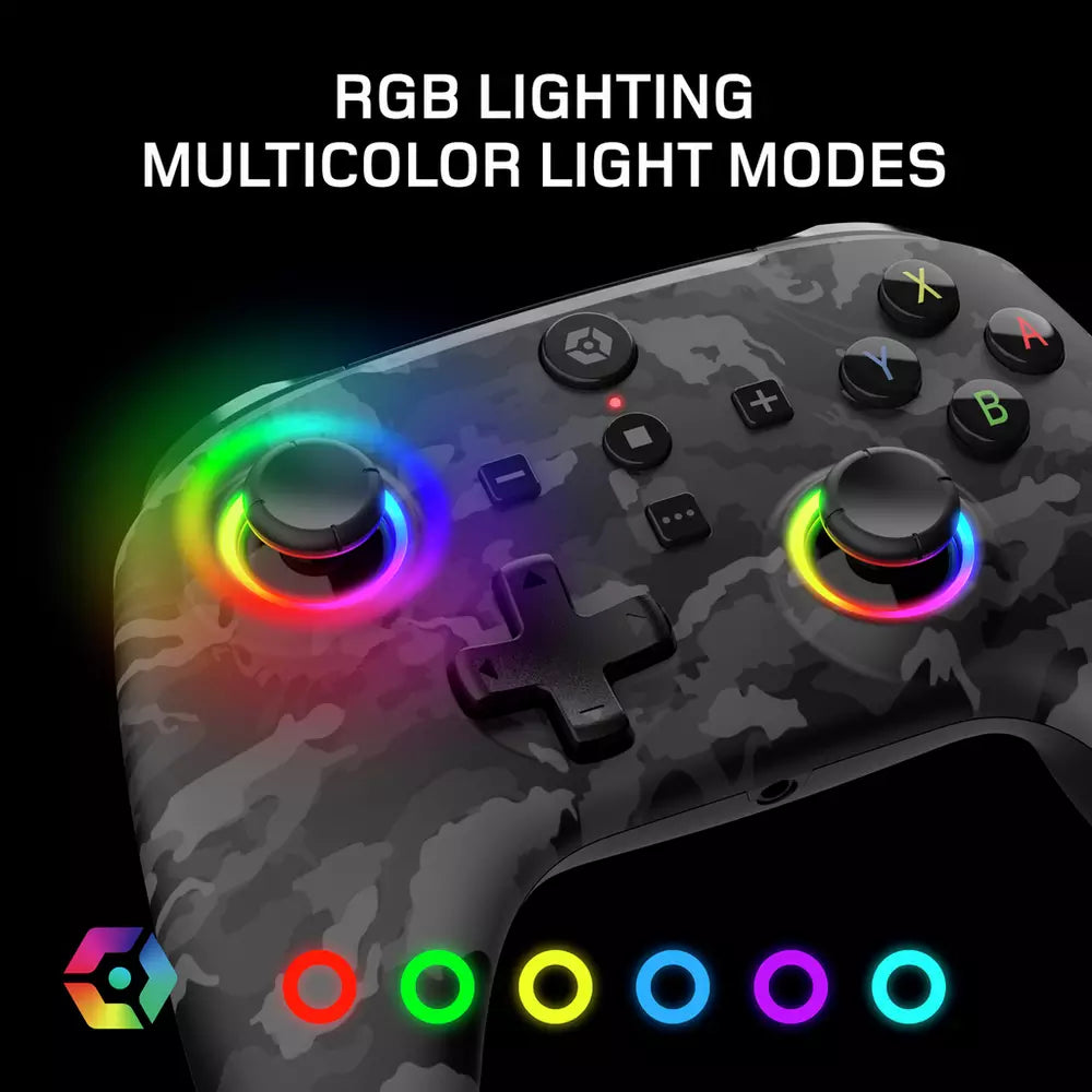 Gioteck WX5+ Switch 2, Switch, PC Wireless Controller - Camo