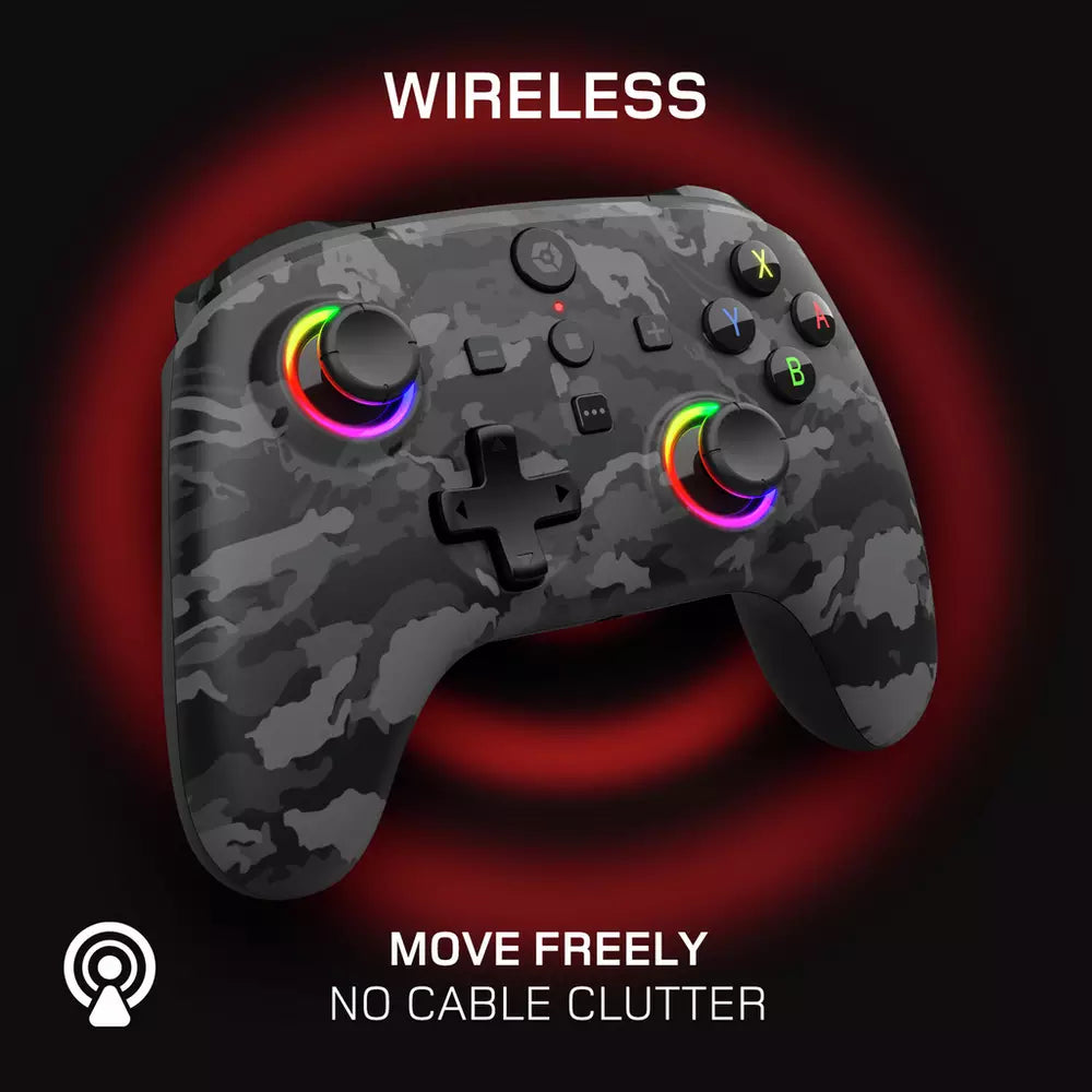 Gioteck WX5+ Switch 2, Switch, PC Wireless Controller - Camo