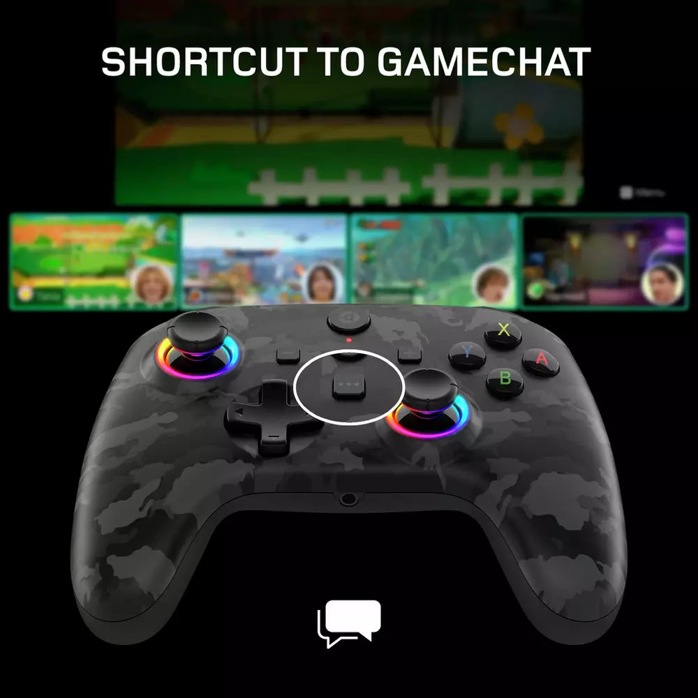 Gioteck WX5+ Switch 2, Switch, PC Wireless Controller - Camo