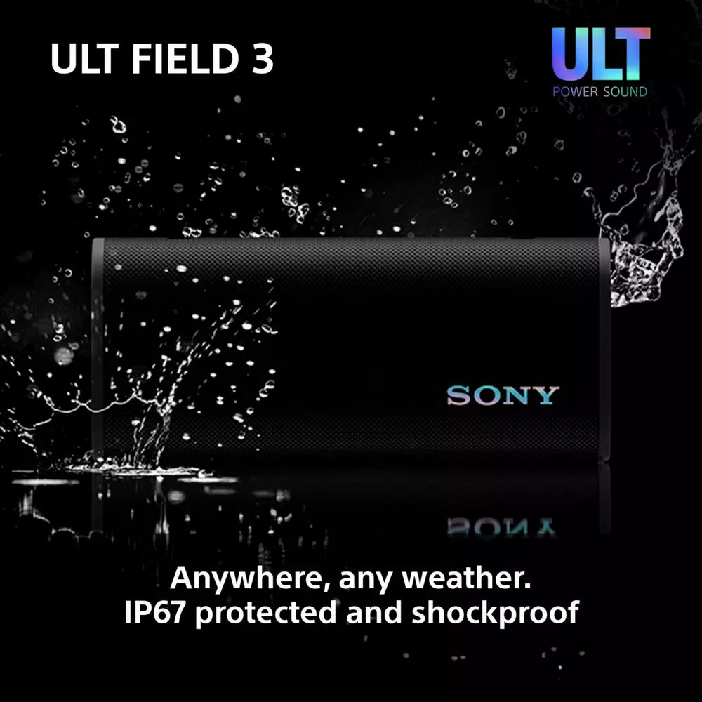 Sony ULT Field 3 Portable Bluetooth Speaker - Black
