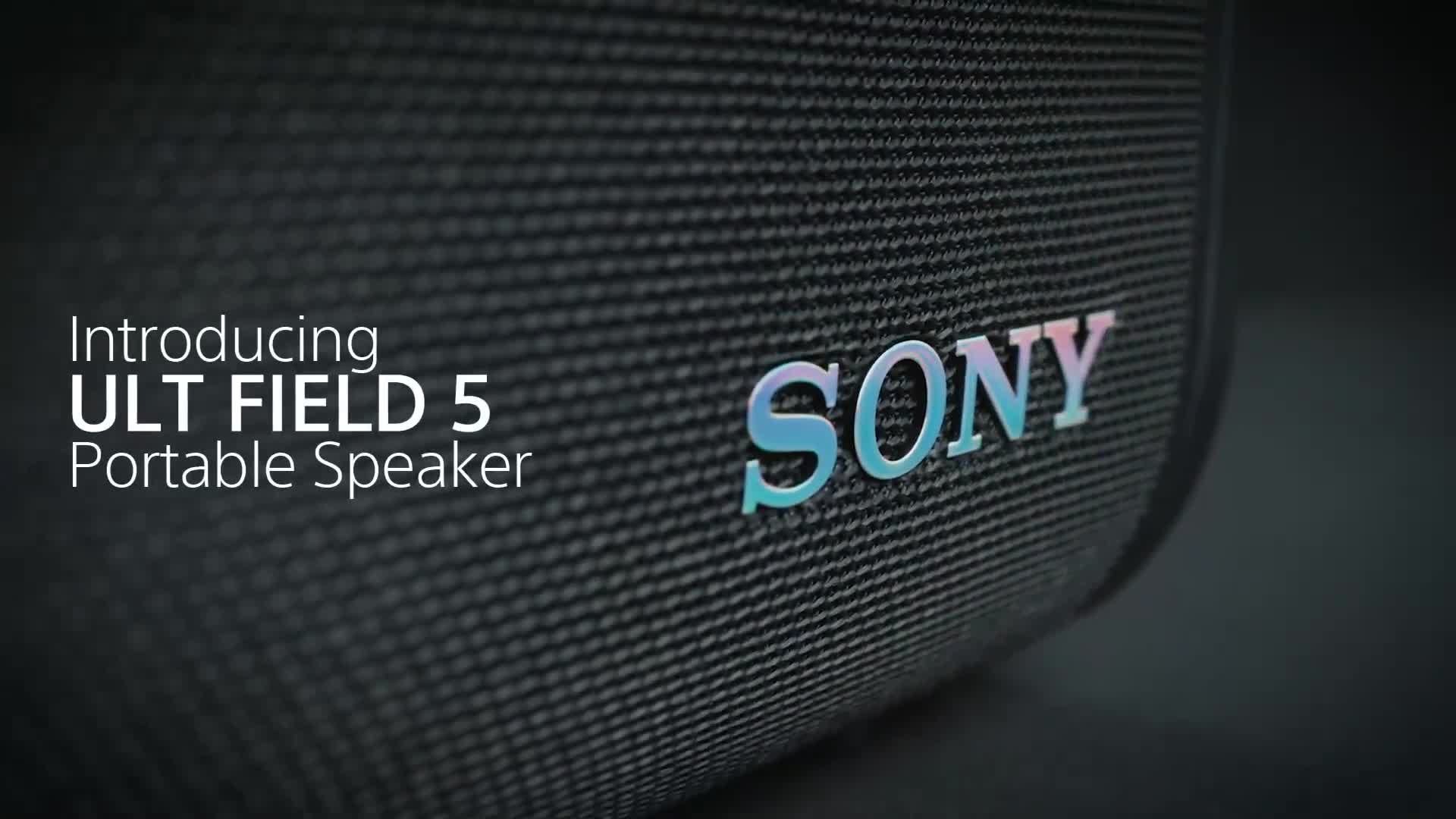 Sony ULT Field 5 Portable Bluetooth Speaker - Black