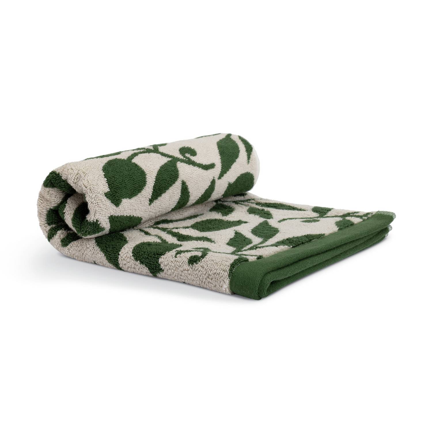 Habitat x Morris & Co. Rosehip Hand Towel - Green