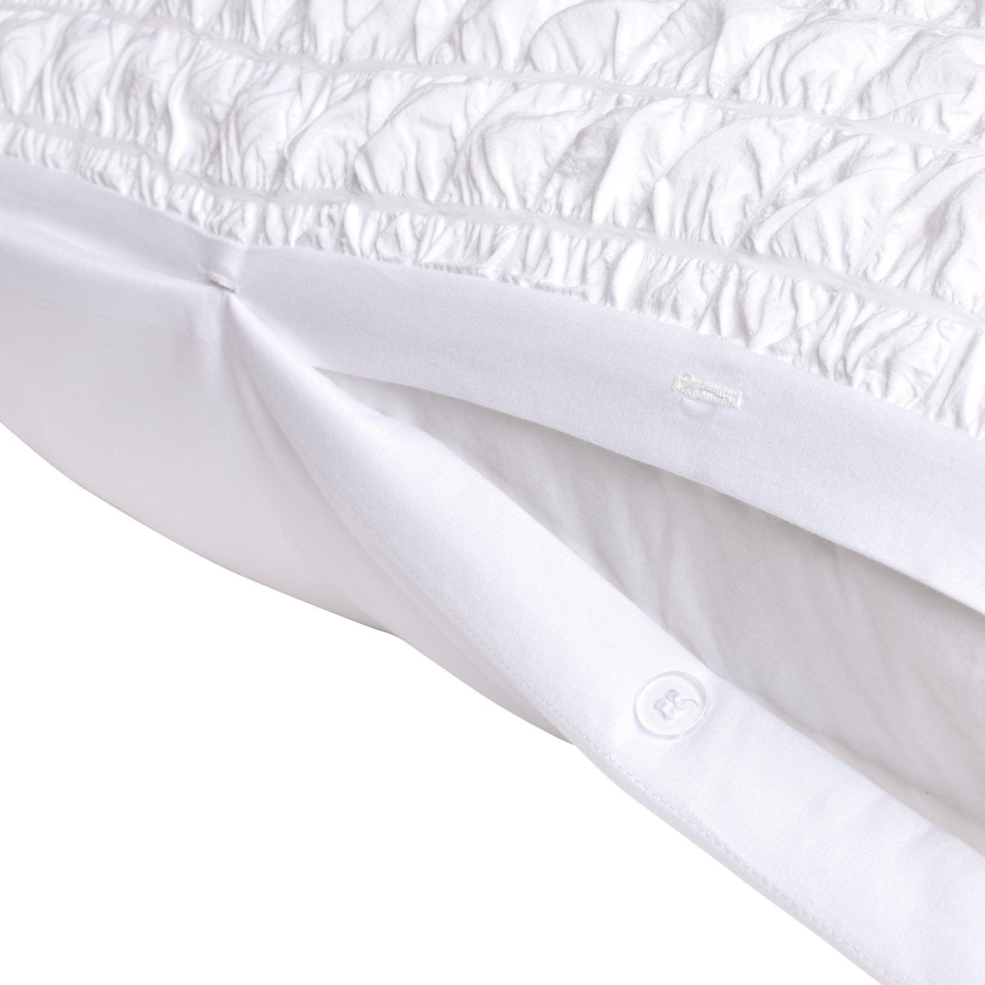 Argos Home Emb Bows White Bedding Set - Single