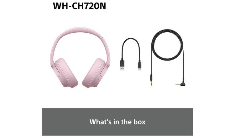 Sony WH-CH720N Over-Ear Wireless Headphones - Pink
