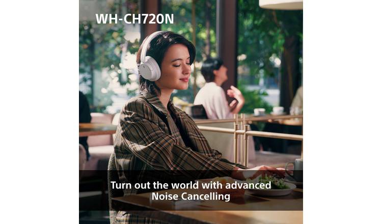 Sony WH-CH720N Over-Ear Wireless Headphones - Pink