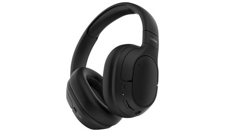 Belkin SoundForm Isolate Active Noise Cancelling Wireless Headphones - Black
