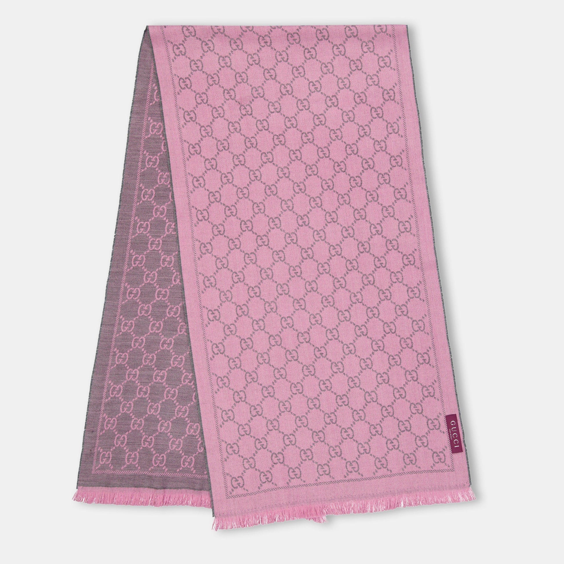 Gucci Women's GG Logo Wool Scarf