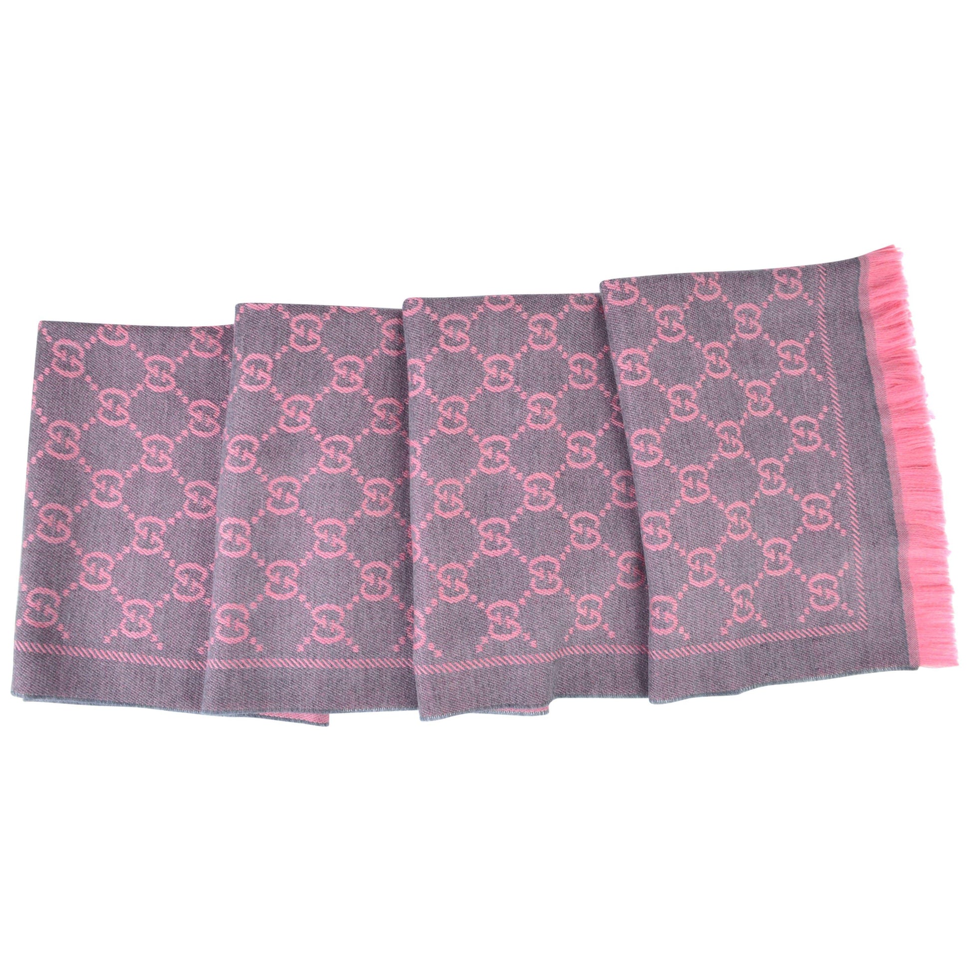 Gucci Women's GG Logo Wool Scarf