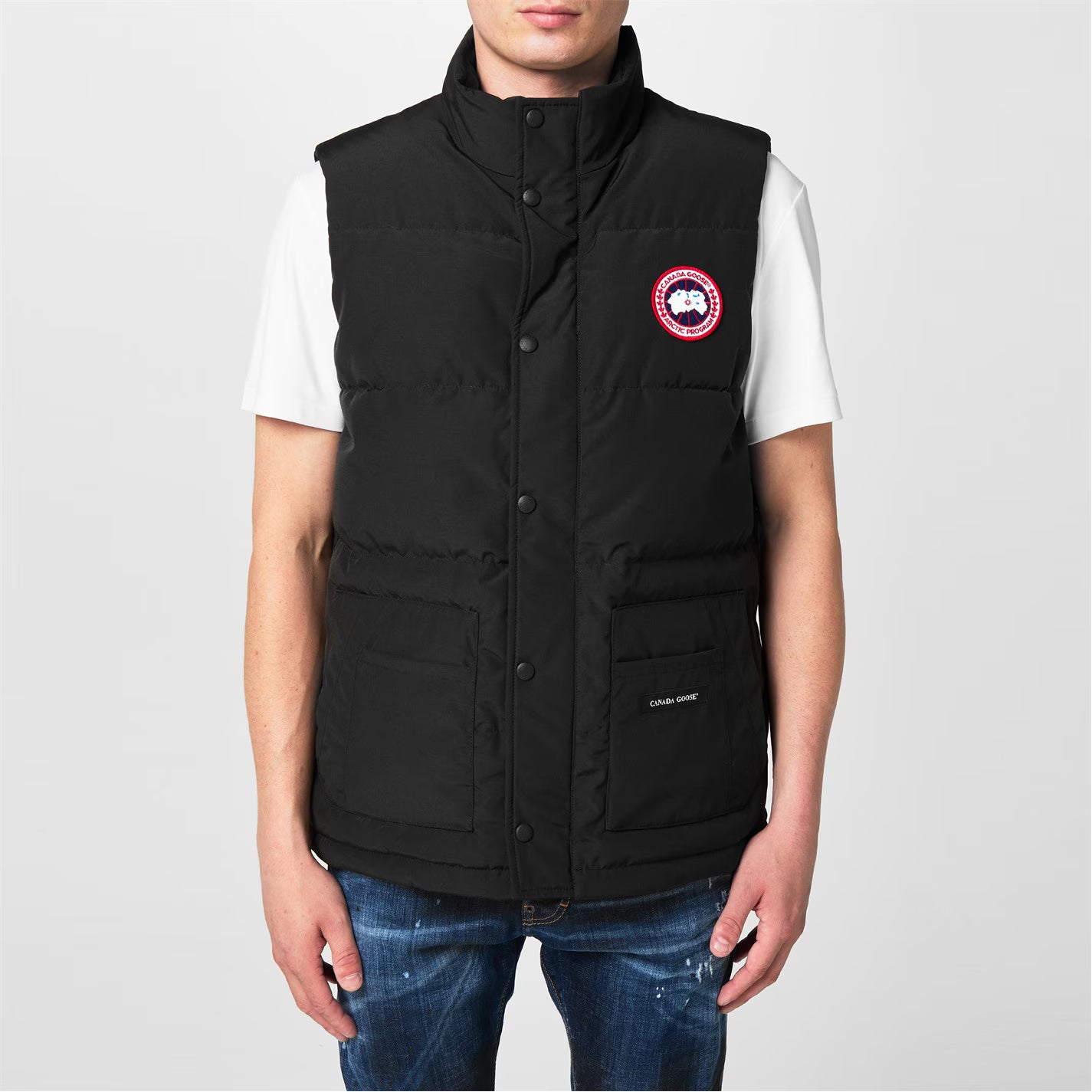 Men's Freestyle Crew Duck Down Waterproof Sleeveless Gilet
