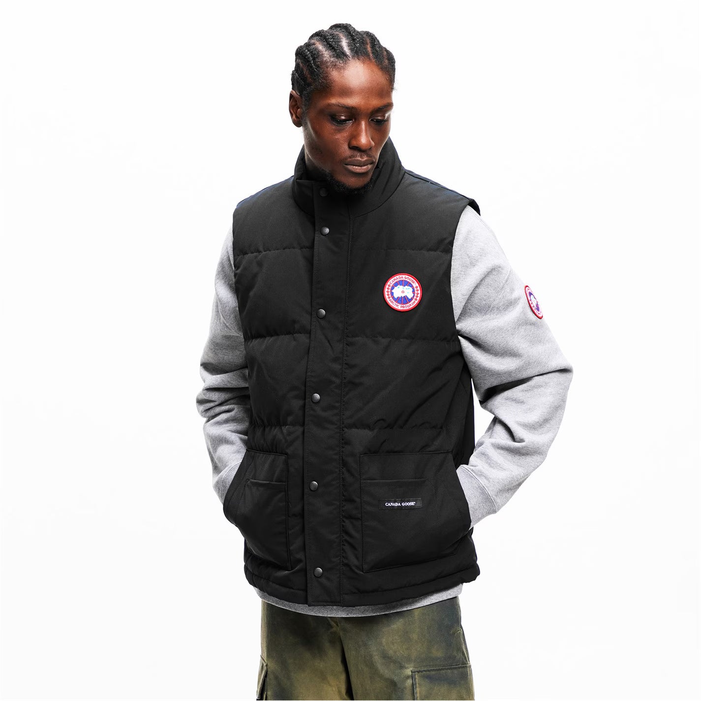 Men's Freestyle Crew Duck Down Waterproof Sleeveless Gilet