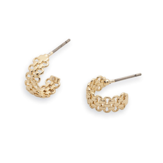 Lauren by Ralph Lauren Lauren Ralph Lauren Gold Chain Logo Duo Earrings Set