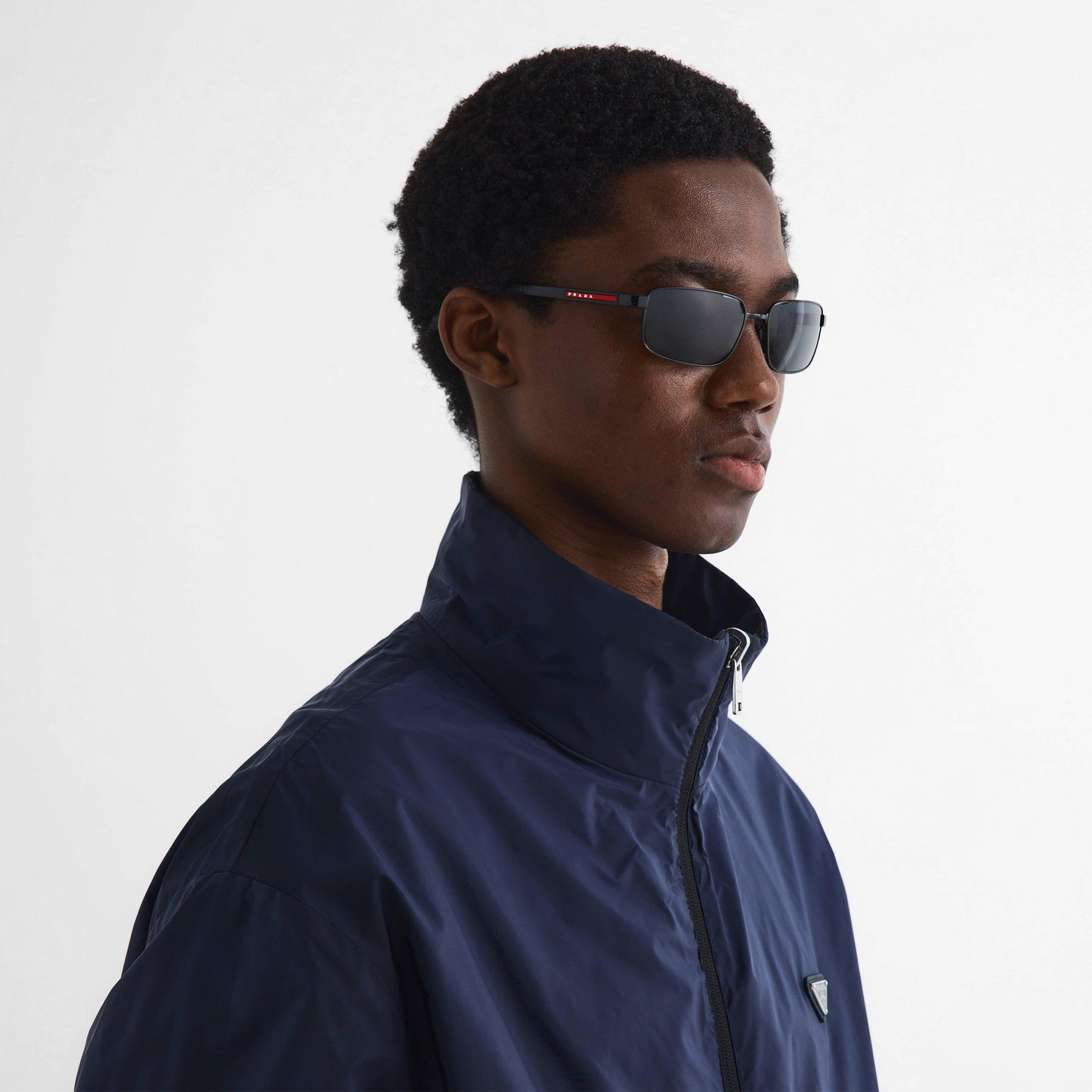 Prada Men's 0PS B54S Oval Sunglasses