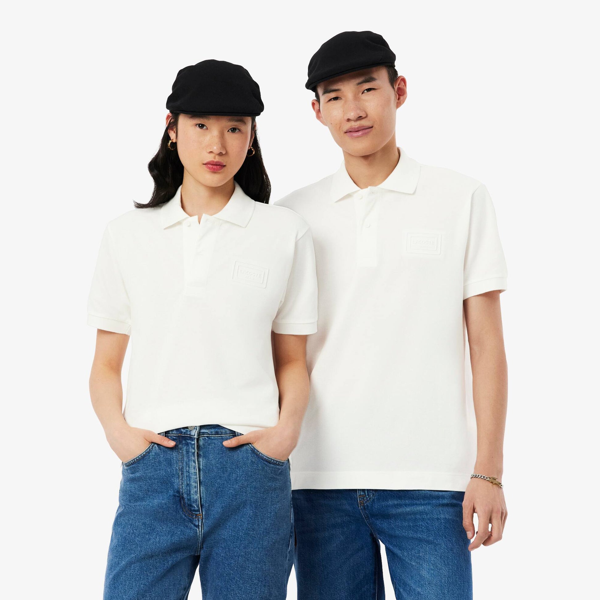 Classic Fit Embossed Branding Polo Shirt