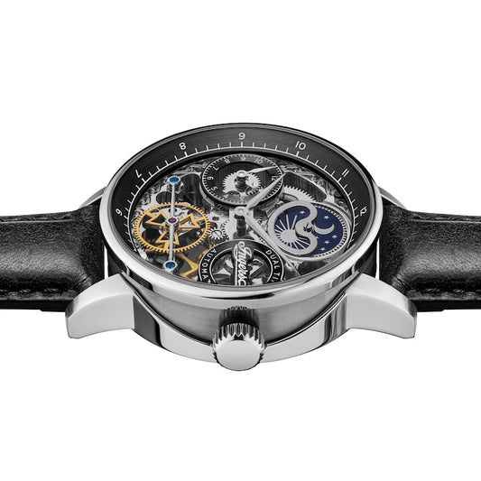 Ingersoll 1892 The Jazz Men's Automatic Black Leather Strap Watch