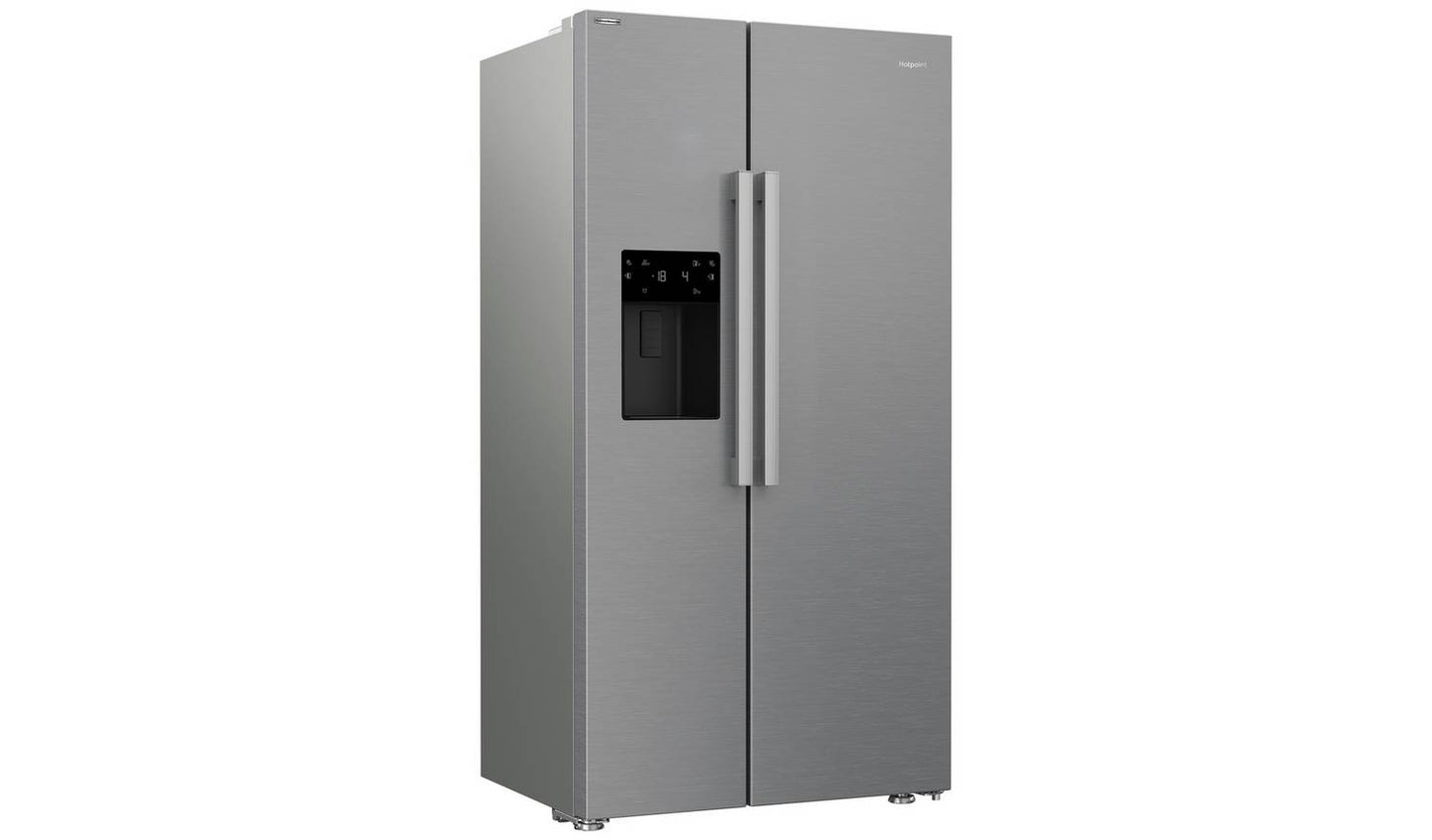 Hotpoint HPG2 6573W XP4UK American Fridge Freezer - Silver