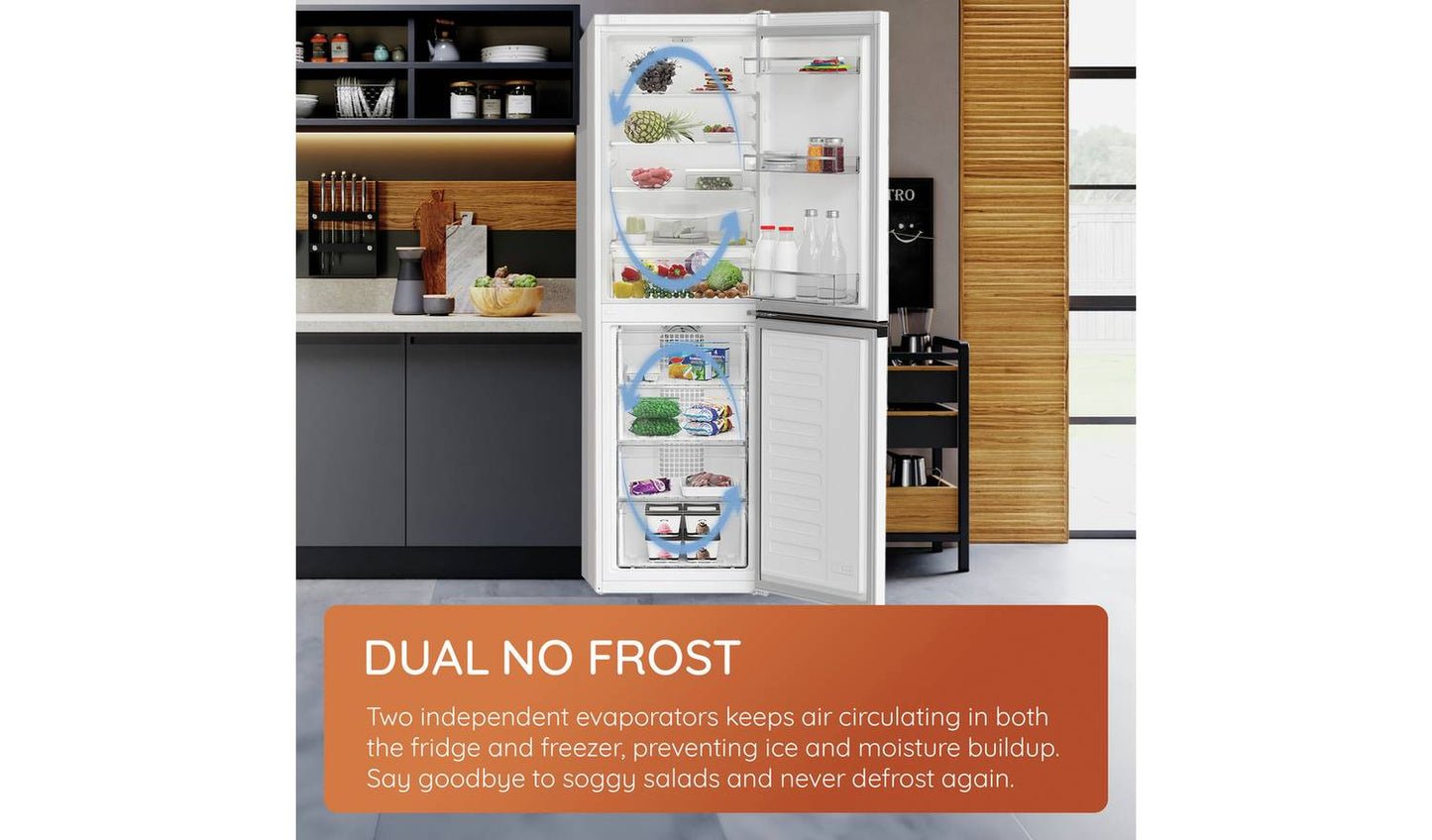 Hotpoint HPG2 6573W XP4UK American Fridge Freezer - Silver