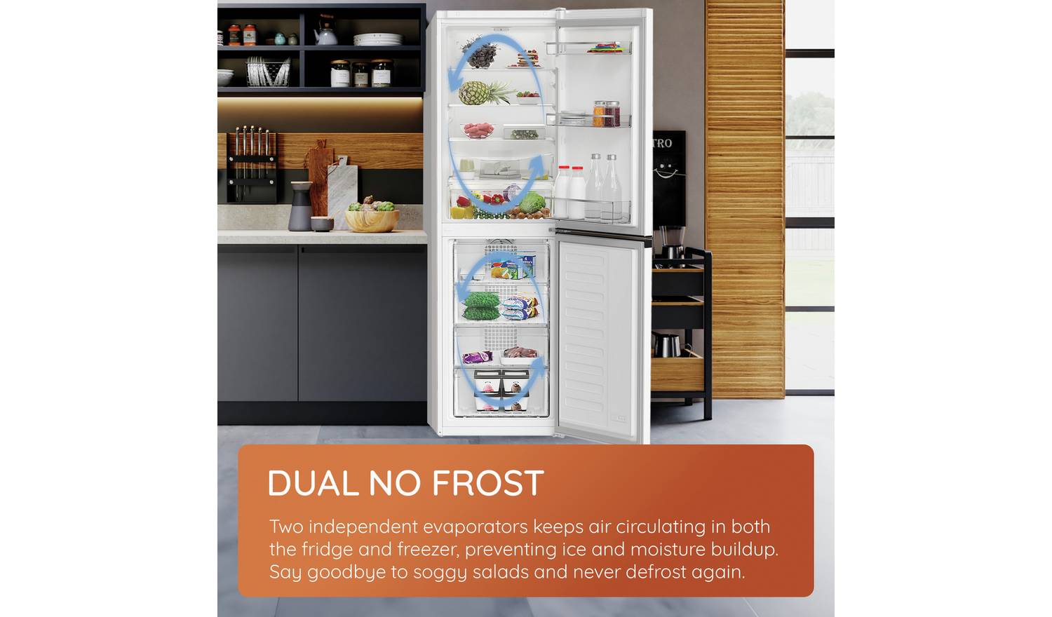 Hotpoint HPG2 6573W XP4UK American Fridge Freezer - Silver