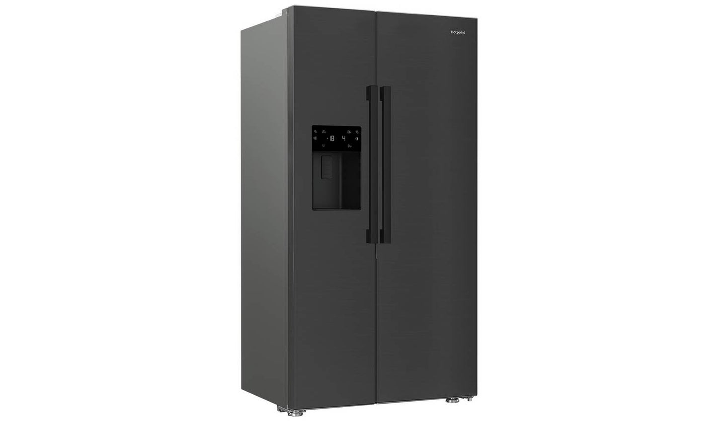 Hotpoint HPG26574WXBR5UK American Fridge Freezer- Anthracite