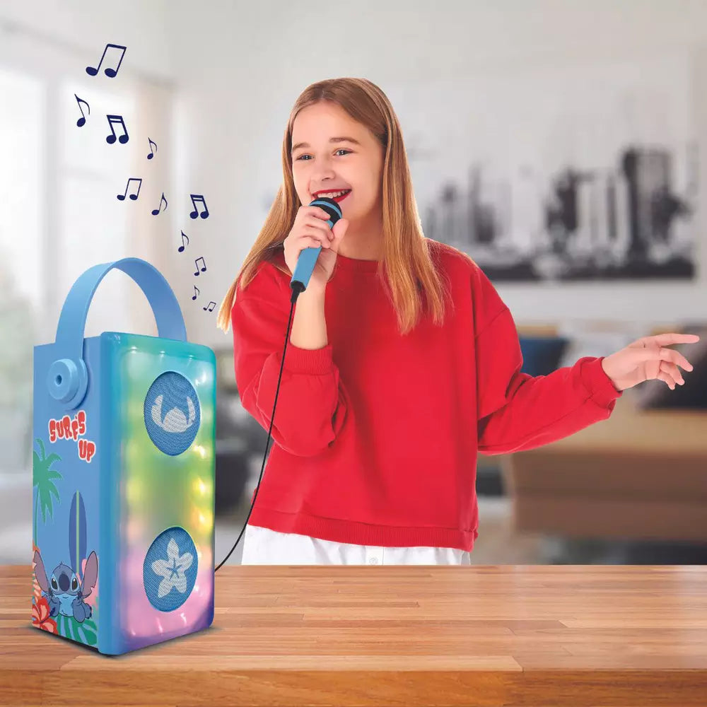 Disney Stitch Karaoke Bluetooth Speaker with Microphone