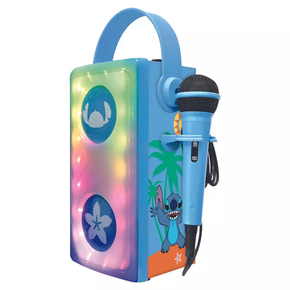 Disney Stitch Karaoke Bluetooth Speaker with Microphone
