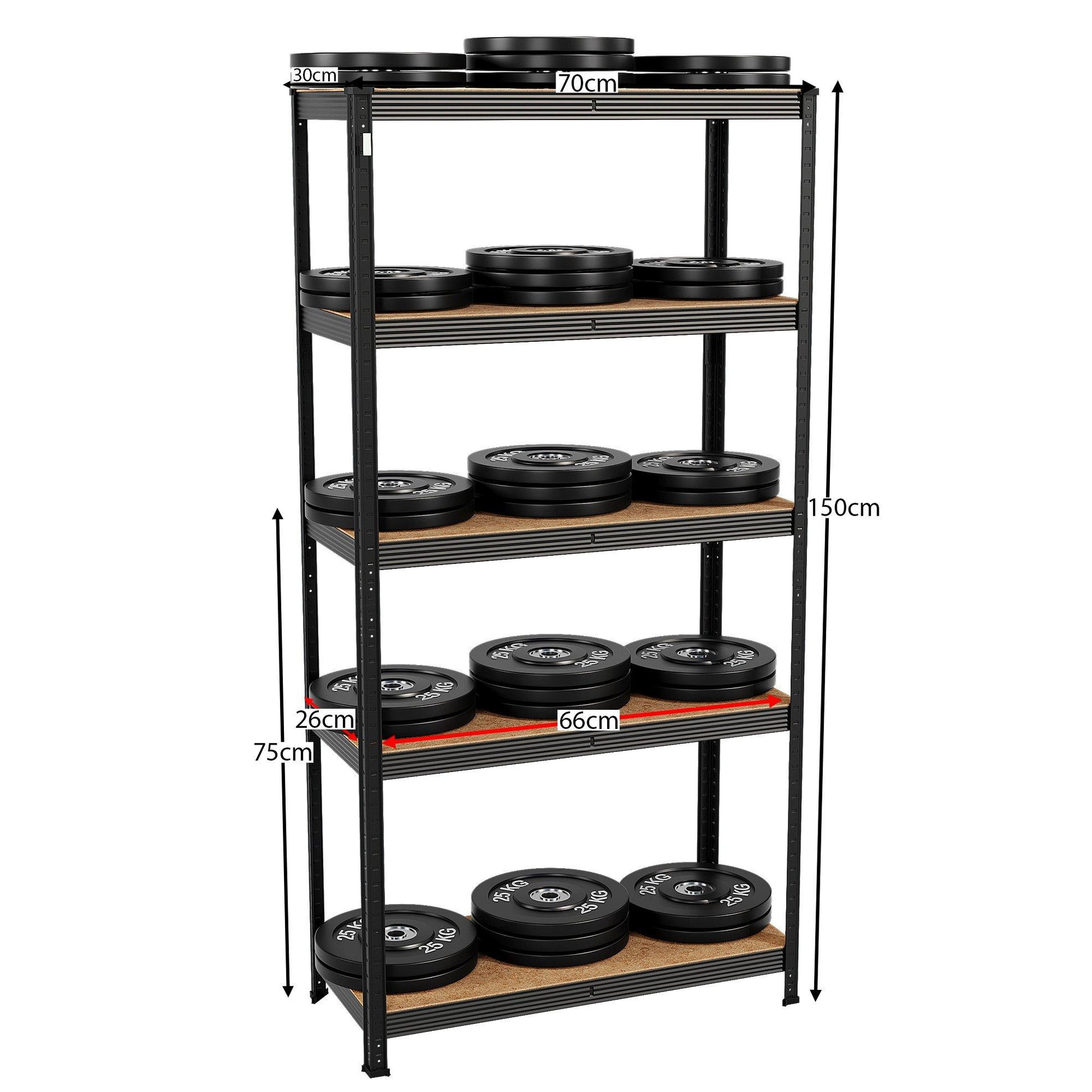 Lassic Home Vida 5 Tier Garage Shelf