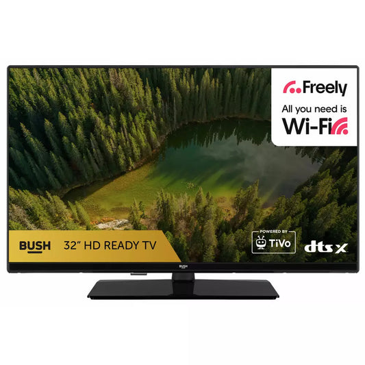 Bush 32 Inch 32HT25CB Smart HD Ready HDR LED TiVo Freely TV