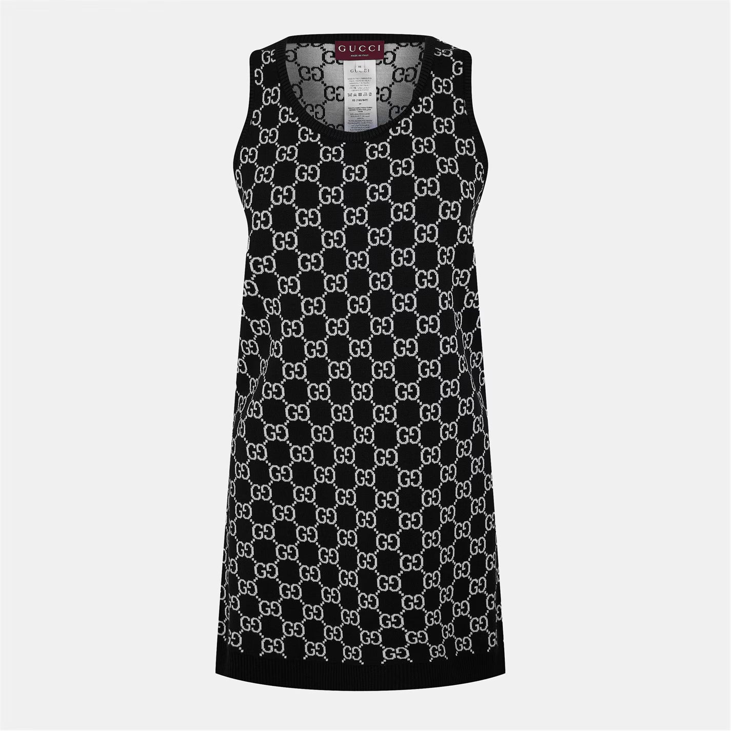 GUCCI Logo-Jacquard Mini Dress