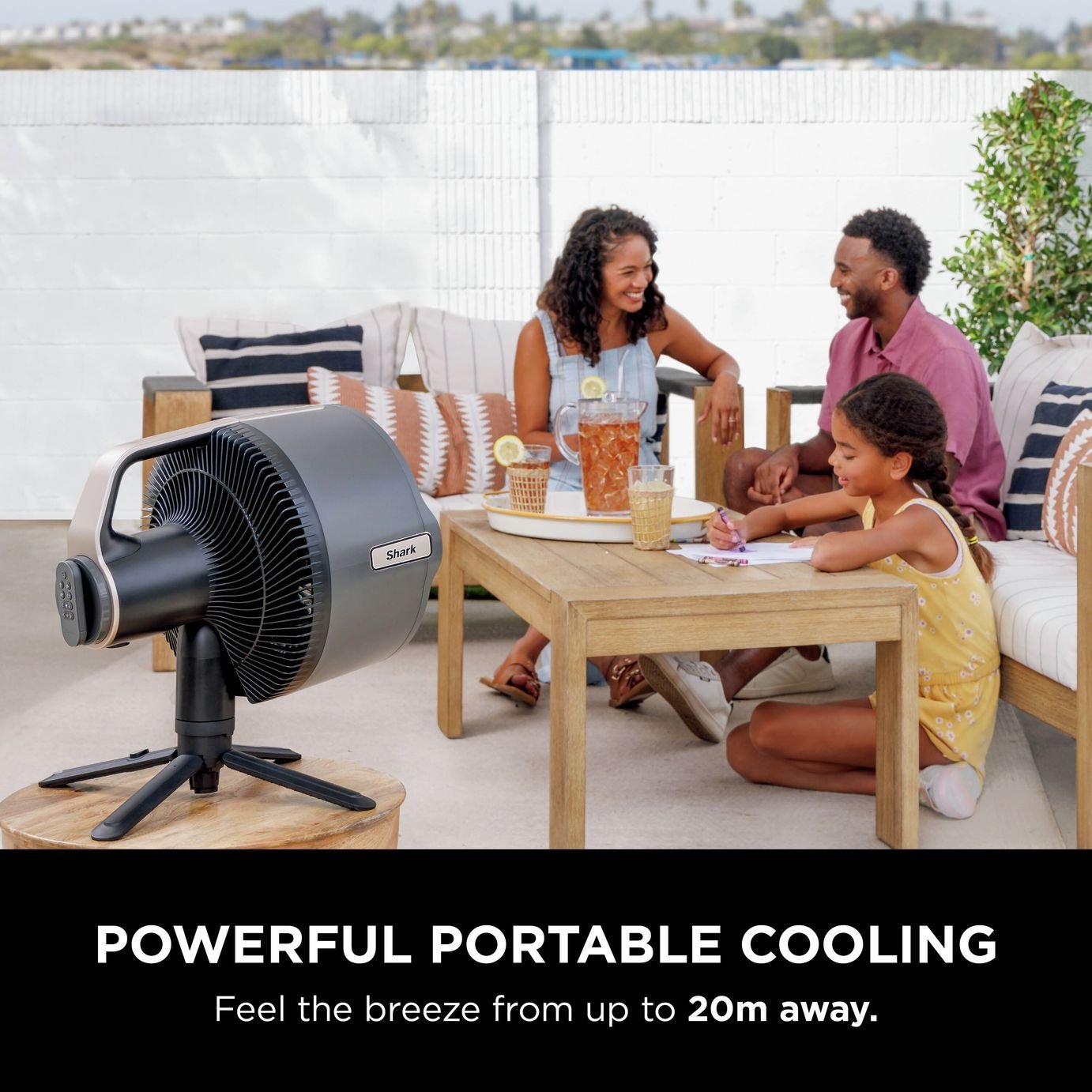 Shark FlexBreeze Pro Mist Indoor and Outdoor Pedestal Fan