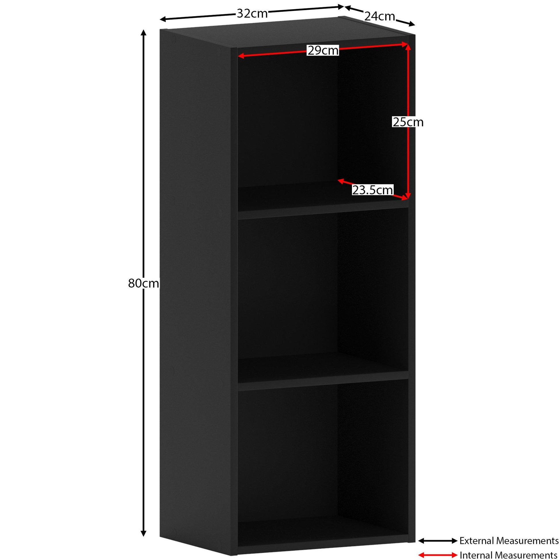 Lassic Vida Designs Oxford 3 Tier Cube Bookcase