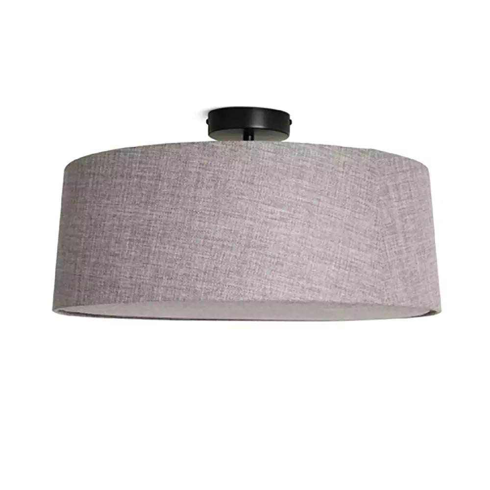Habitat Metal Flush Ceiling Light - Black & Grey