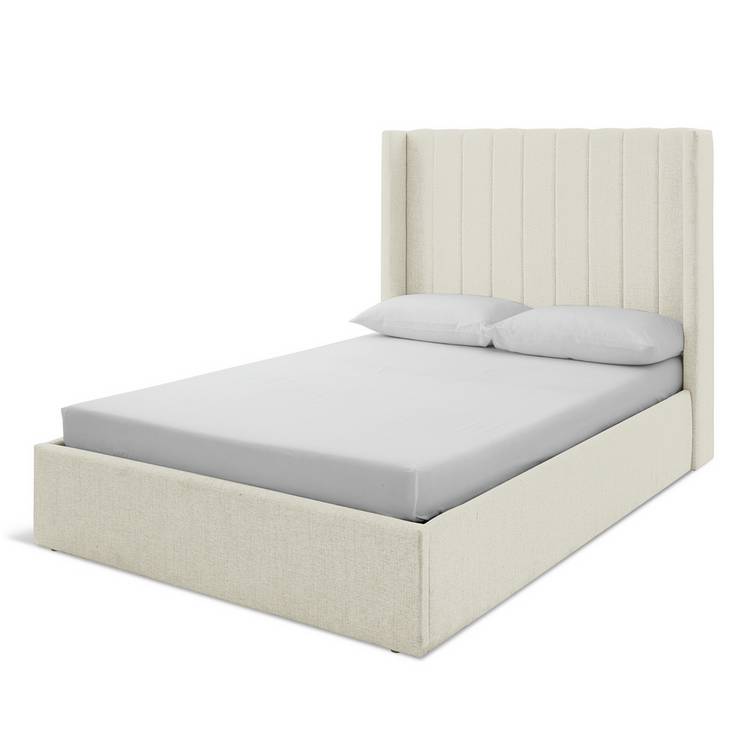 Habitat Kempley Small Double End Lift Ottoman Bed - Cream