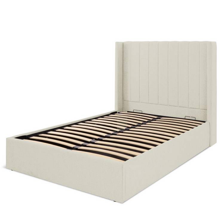 Habitat Kempley Small Double End Lift Ottoman Bed - Cream