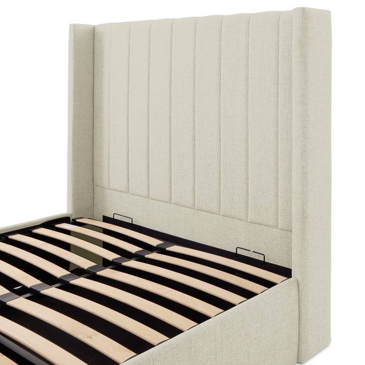 Habitat Kempley Small Double End Lift Ottoman Bed - Cream
