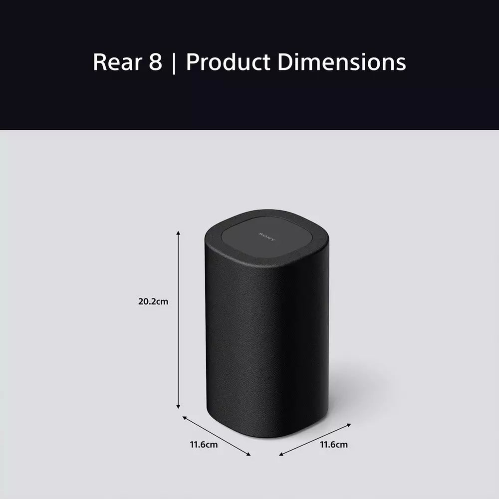 Sony Bravia Theatre SARS8 Rear 8 Wireless Speakers