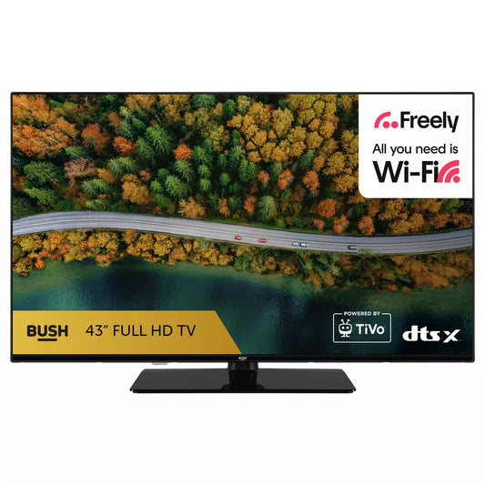 Bush 43 Inch 43FT25CB Smart FHD HDR LED TiVo Freely TV