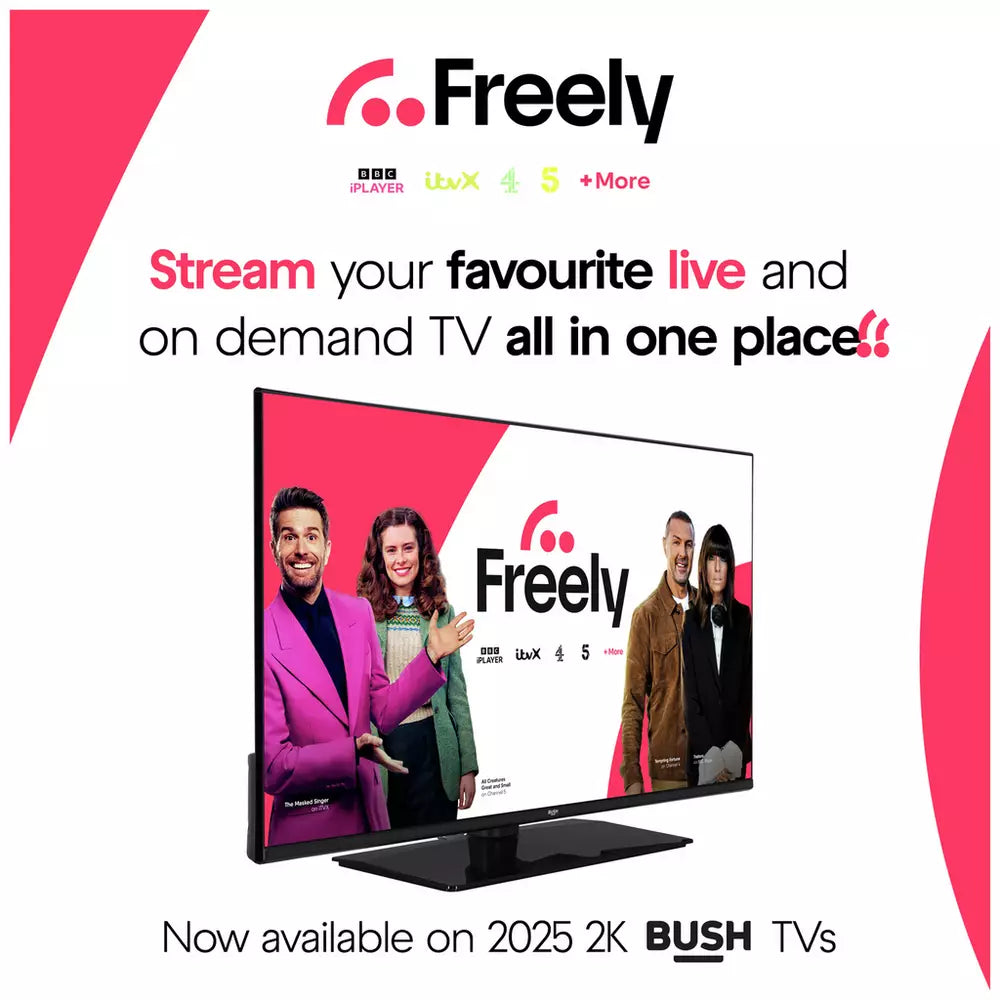 Bush 43 Inch 43FT25CB Smart FHD HDR LED TiVo Freely TV