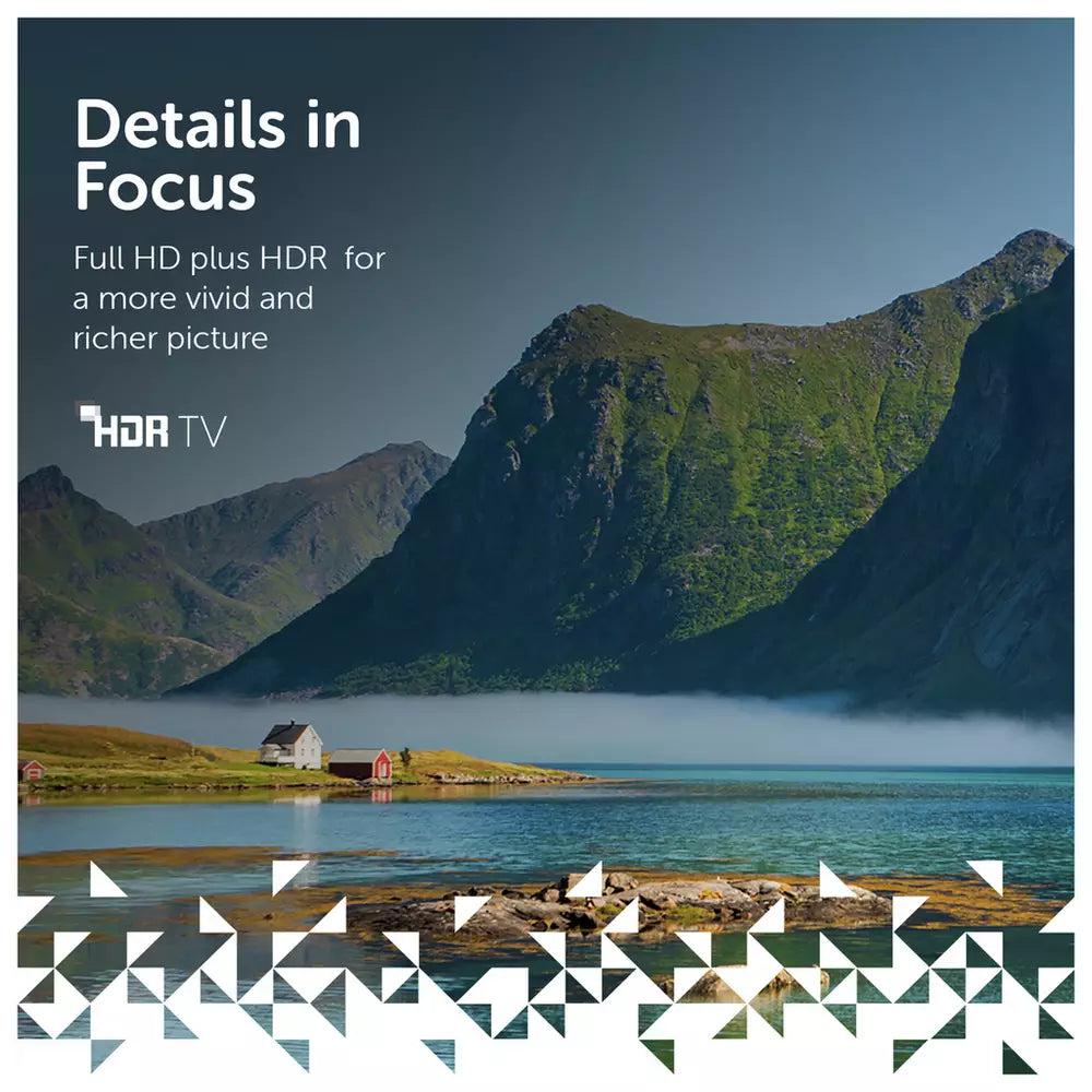 Bush 43 Inch 43FT25CB Smart FHD HDR LED TiVo Freely TV