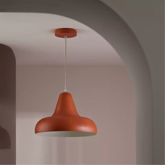 Habitat Aerial Metal Pendant Light - Burnt Orange