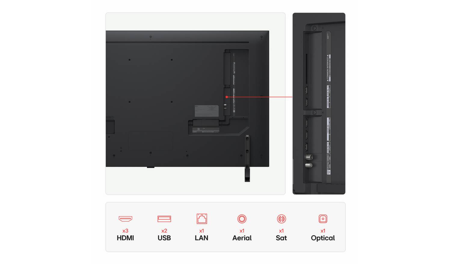 LG 50 Inch 50NANO80A6B Smart 4K UHD HDR NanoCell TV