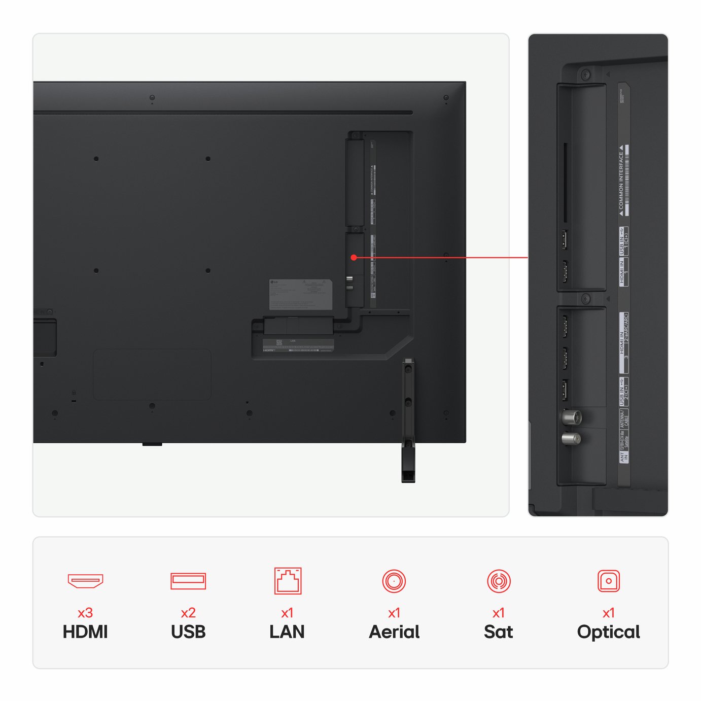 LG 50 Inch 50NANO80A6B Smart 4K UHD HDR NanoCell TV