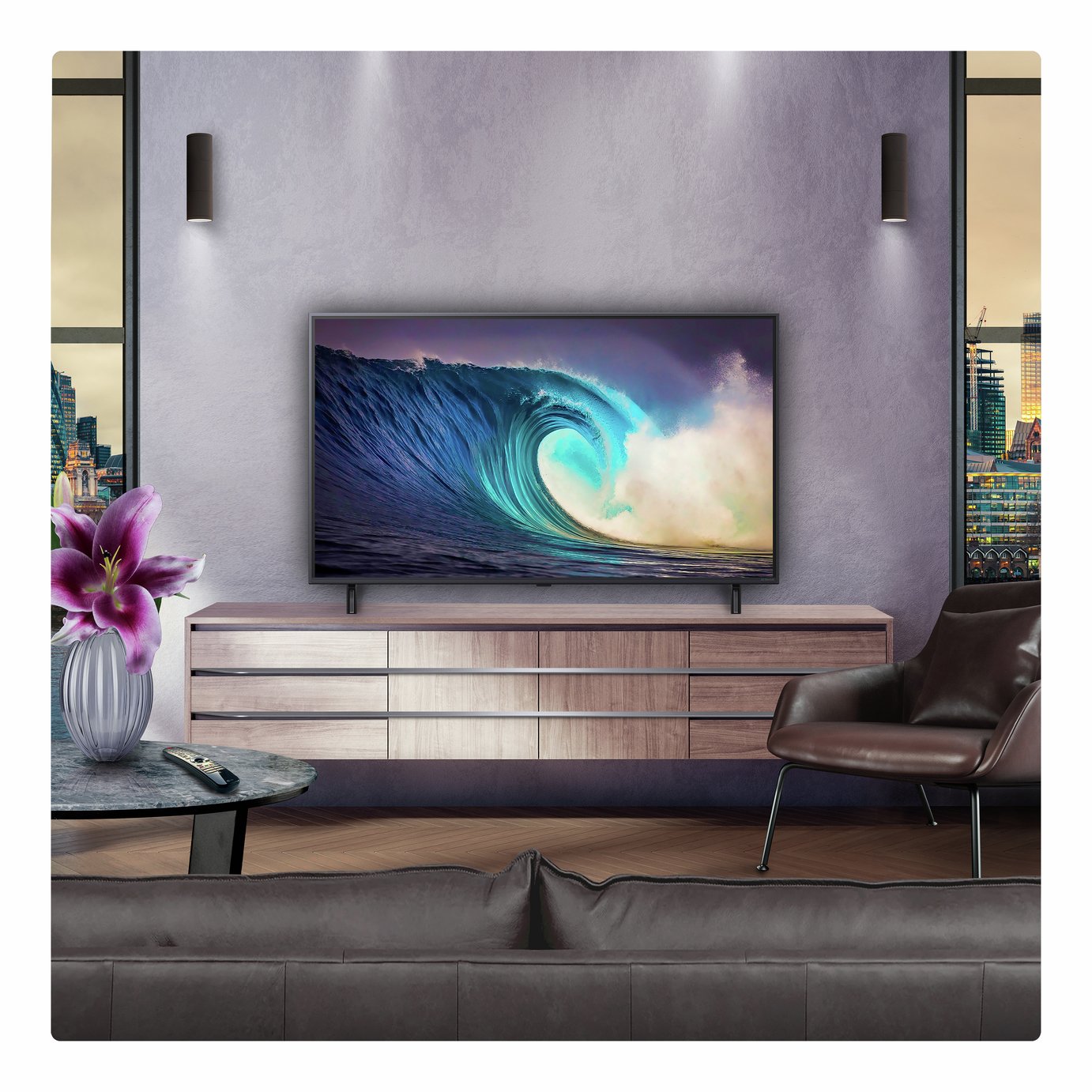 LG 50 Inch 50NANO80A6B Smart 4K UHD HDR NanoCell TV