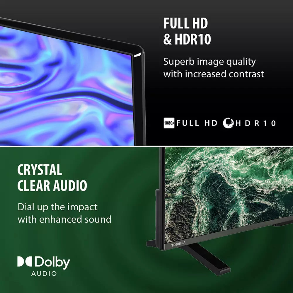 Toshiba 40 Inch 40LV2553DB Smart FHD HDR DLED Freely TV