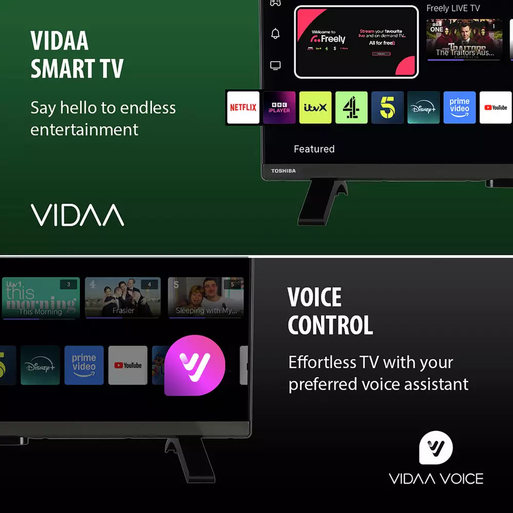 Toshiba 40 Inch 40LV2553DB Smart FHD HDR DLED Freely TV