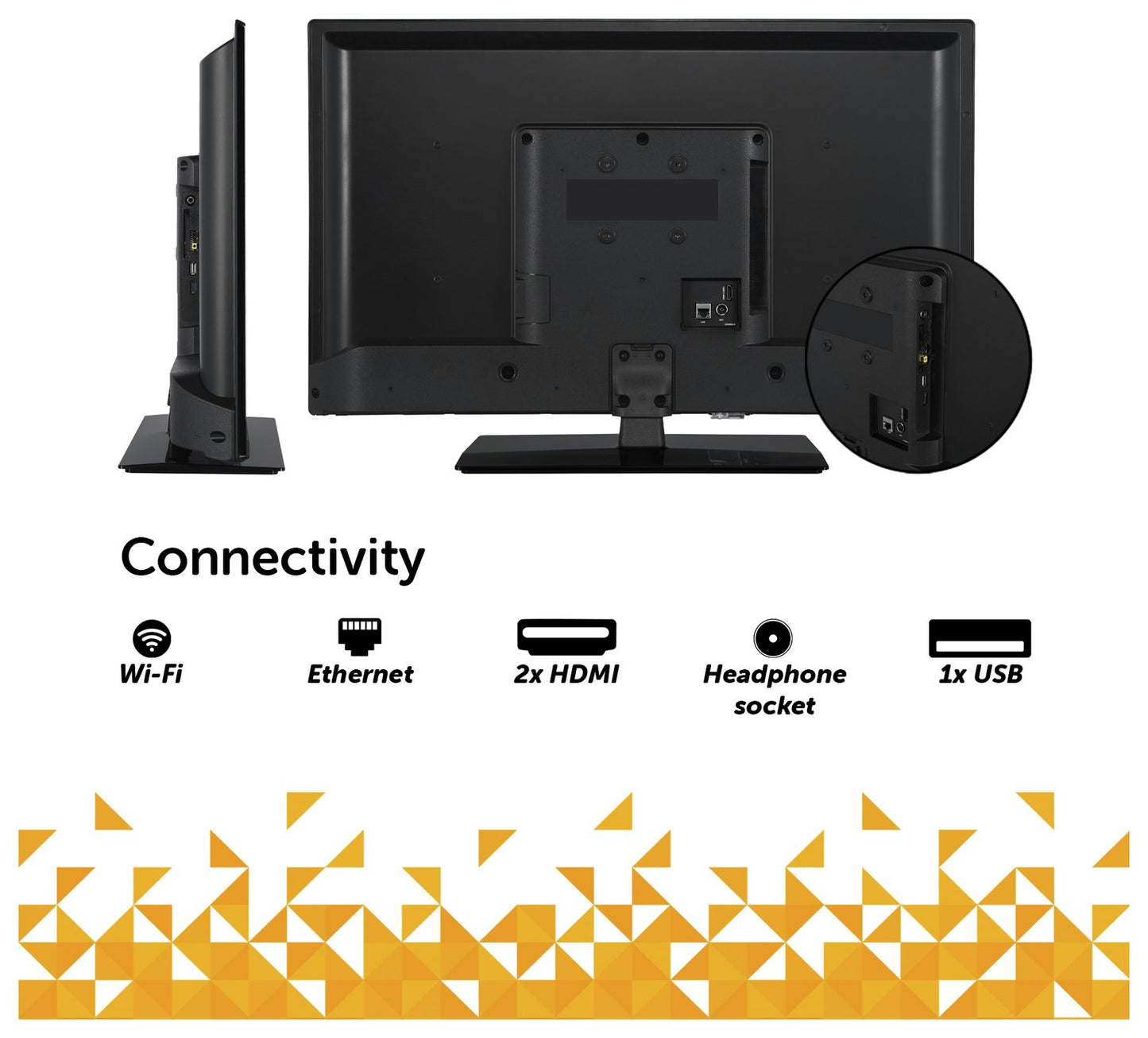 Bush 32Inch 32FT25CB Smart FHD HDR LED Freely TV